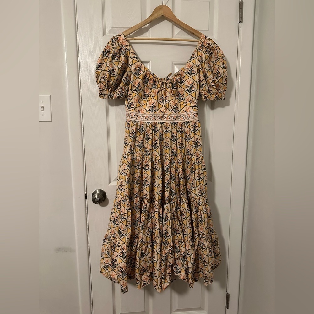 Agua by Agua Bendita Palmera Dress Medium EUC - Picture 4 of 4